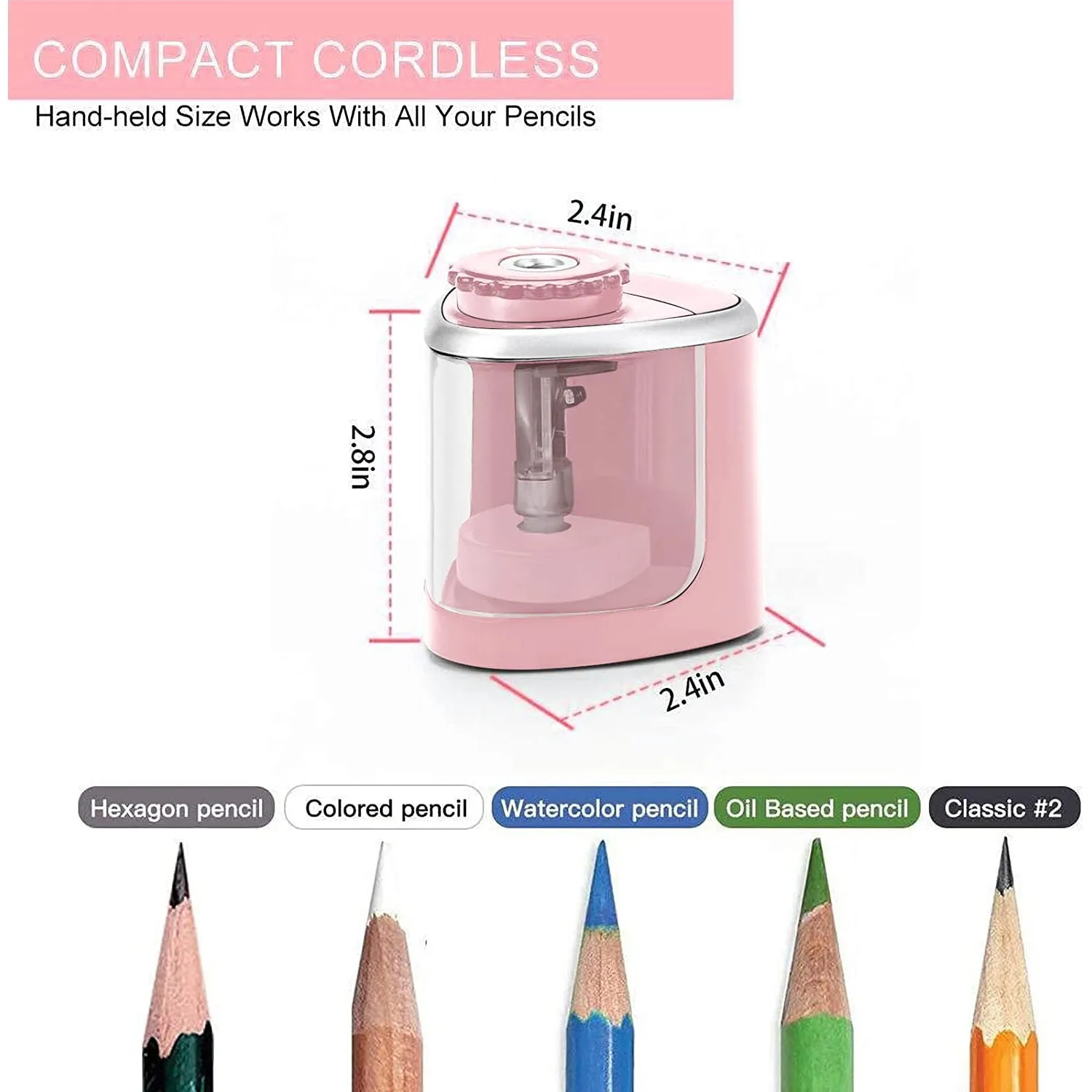 Portable Electric Pencil Sharpeners