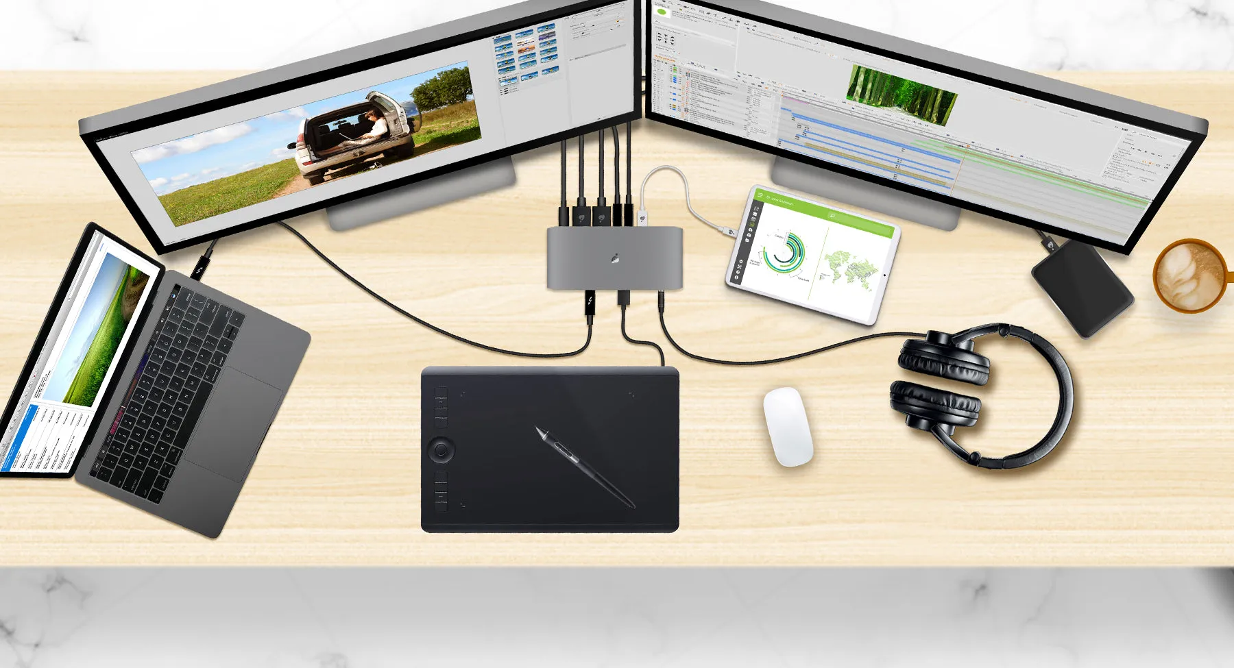 Quantum Dual Mode Thunderbolt 3 Dock Pro Station