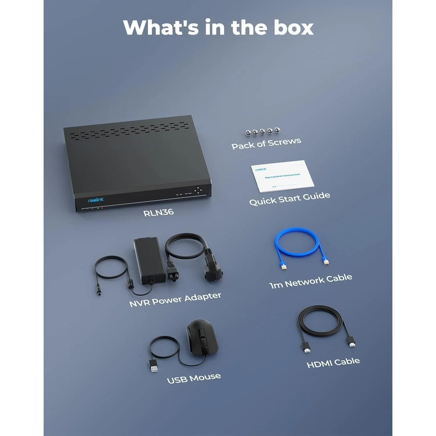 Reolink RLN-36 PoE NVR
