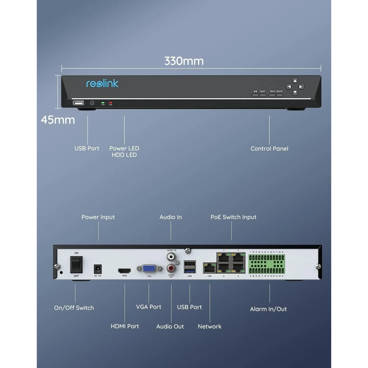 Reolink RLN-36 PoE NVR