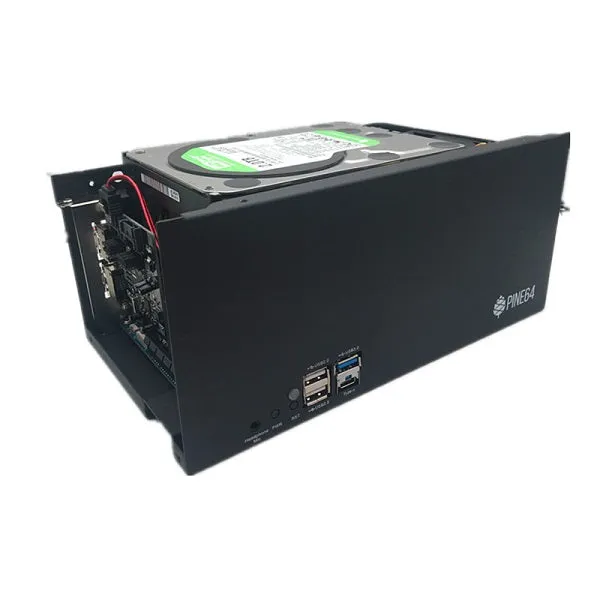 ROCKPro64 Metal Desktop/NAS Case