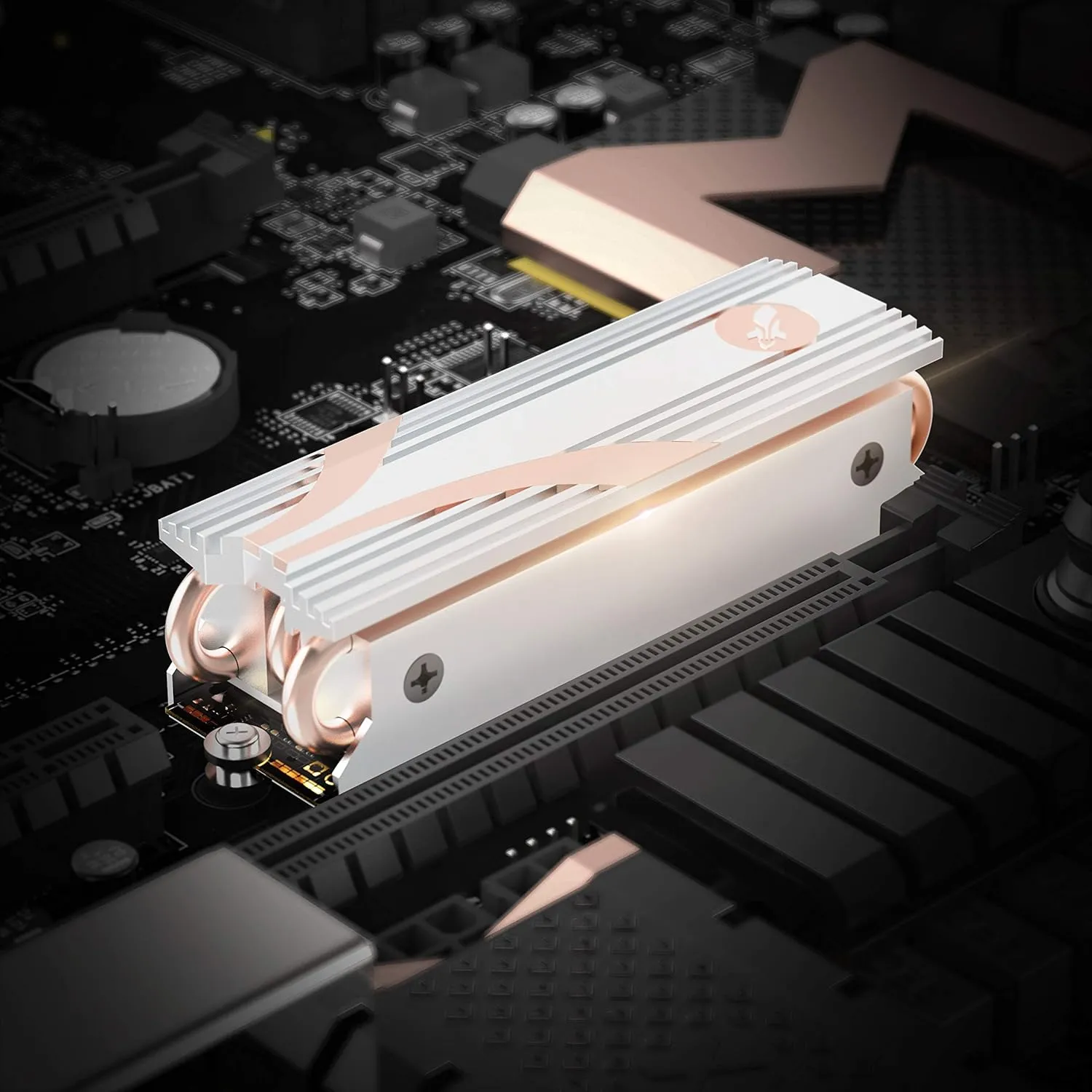 Sabrent M.2 2280 SSD Rocket Heatsink In Silver SBHTSS