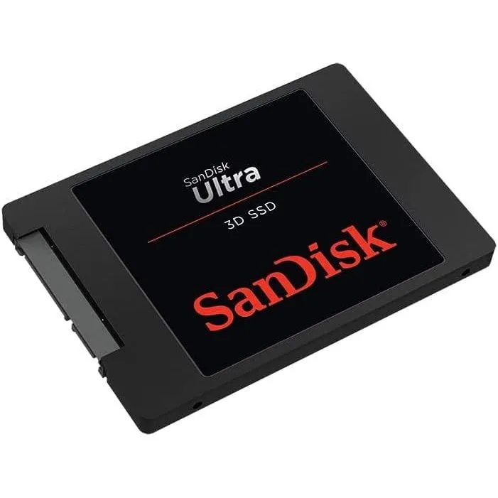 SanDisk Ultra 3D 2TB SSD, Up to 560MB/s Read & 530MB/s Write - Black