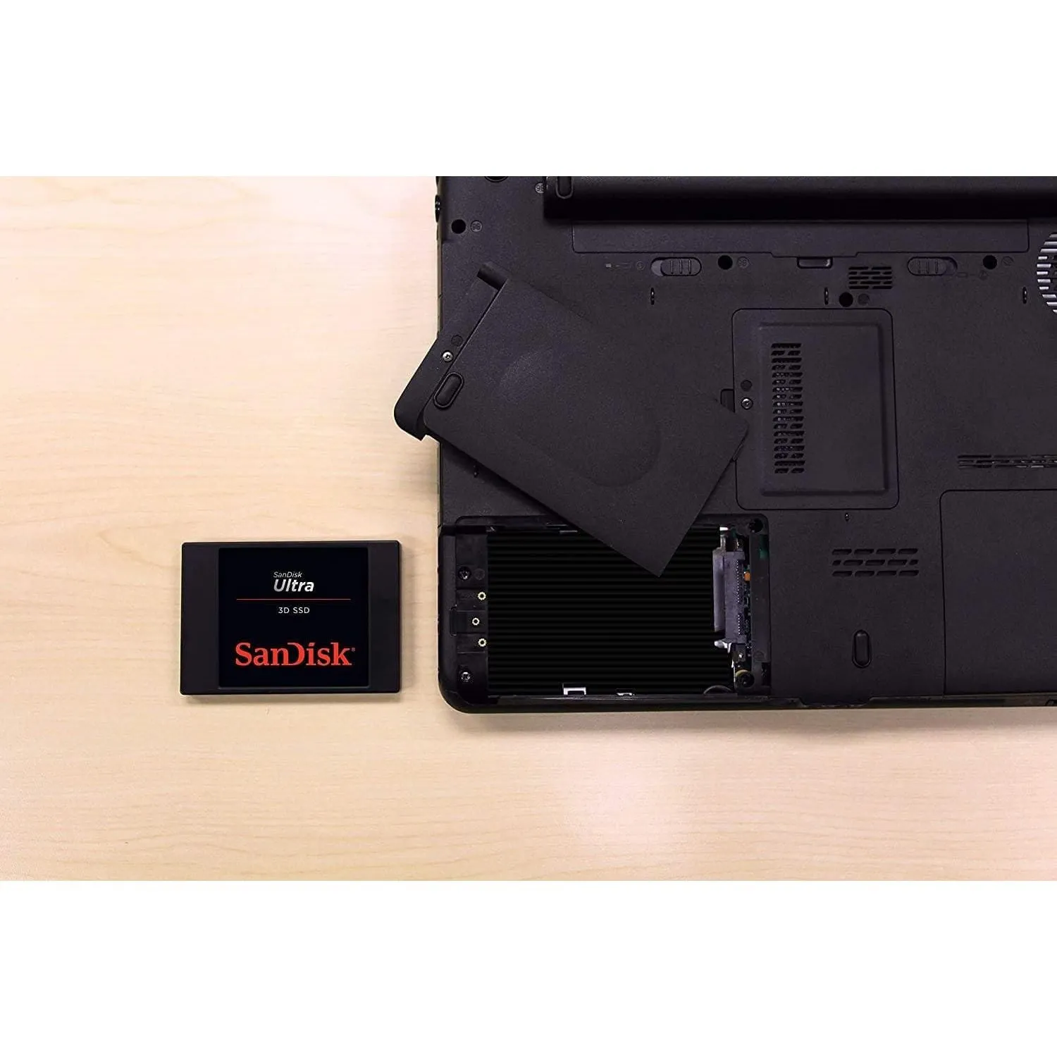 SanDisk Ultra 3D 2TB SSD, Up to 560MB/s Read & 530MB/s Write - Black