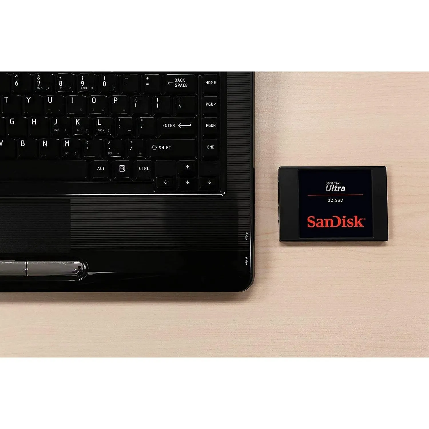 SanDisk Ultra 3D 2TB SSD, Up to 560MB/s Read & 530MB/s Write - Black