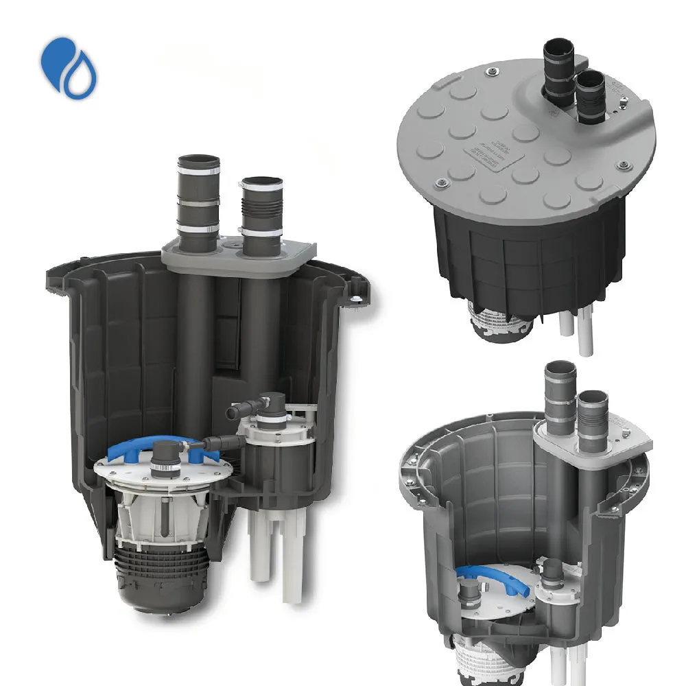Saniflo 053 Sanipit 24 GR Retrofit 1HP Sewage Grinder System