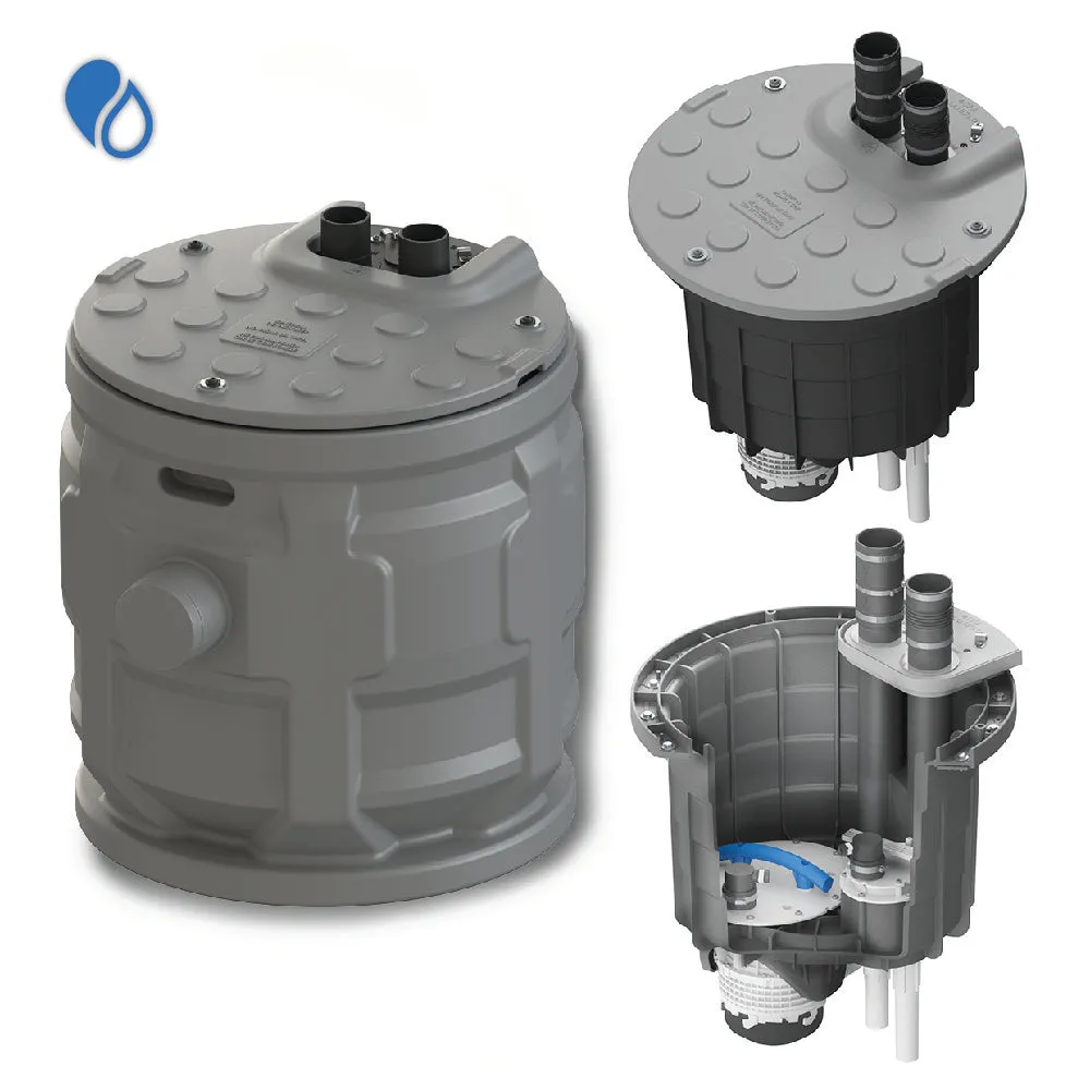 Saniflo 054 Sanipit 24 GR CB 24" 1HP Sewage Grinder System