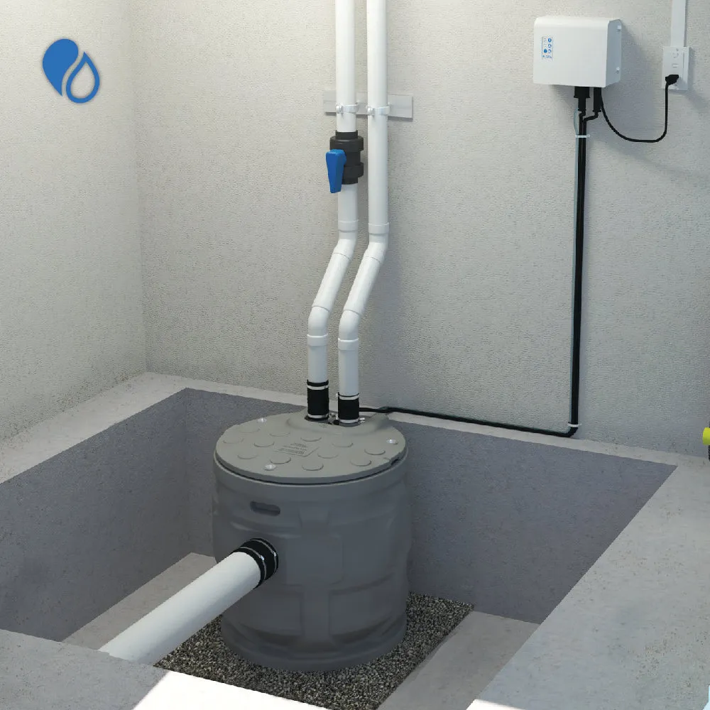 Saniflo 054 Sanipit 24 GR CB 24" 1HP Sewage Grinder System