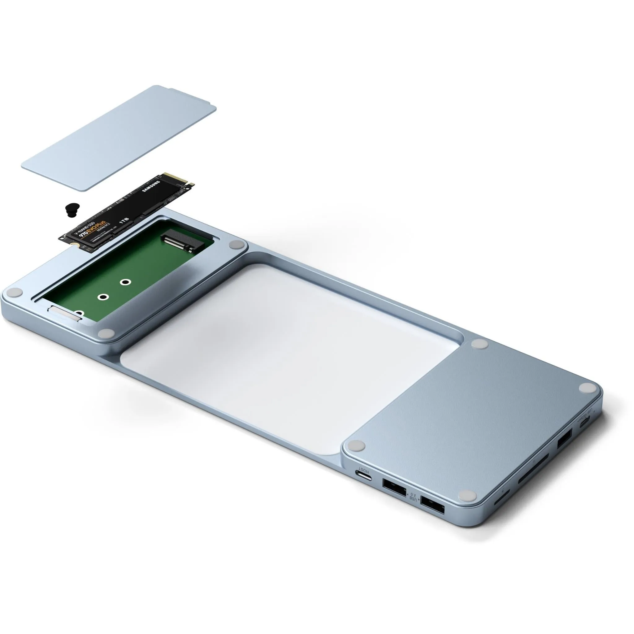 Satechi USB-C Slim Dock for 24" iMac (Blue)