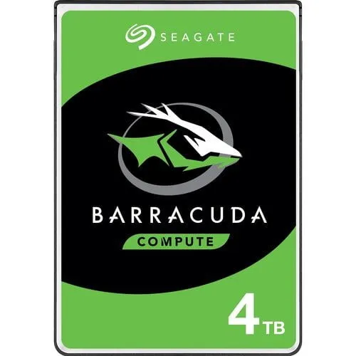 Seagate BarraCuda ST4000LM024 4 TB Hard Drive - 2.5" Internal - SATA (SATA/600) - 5400rpm