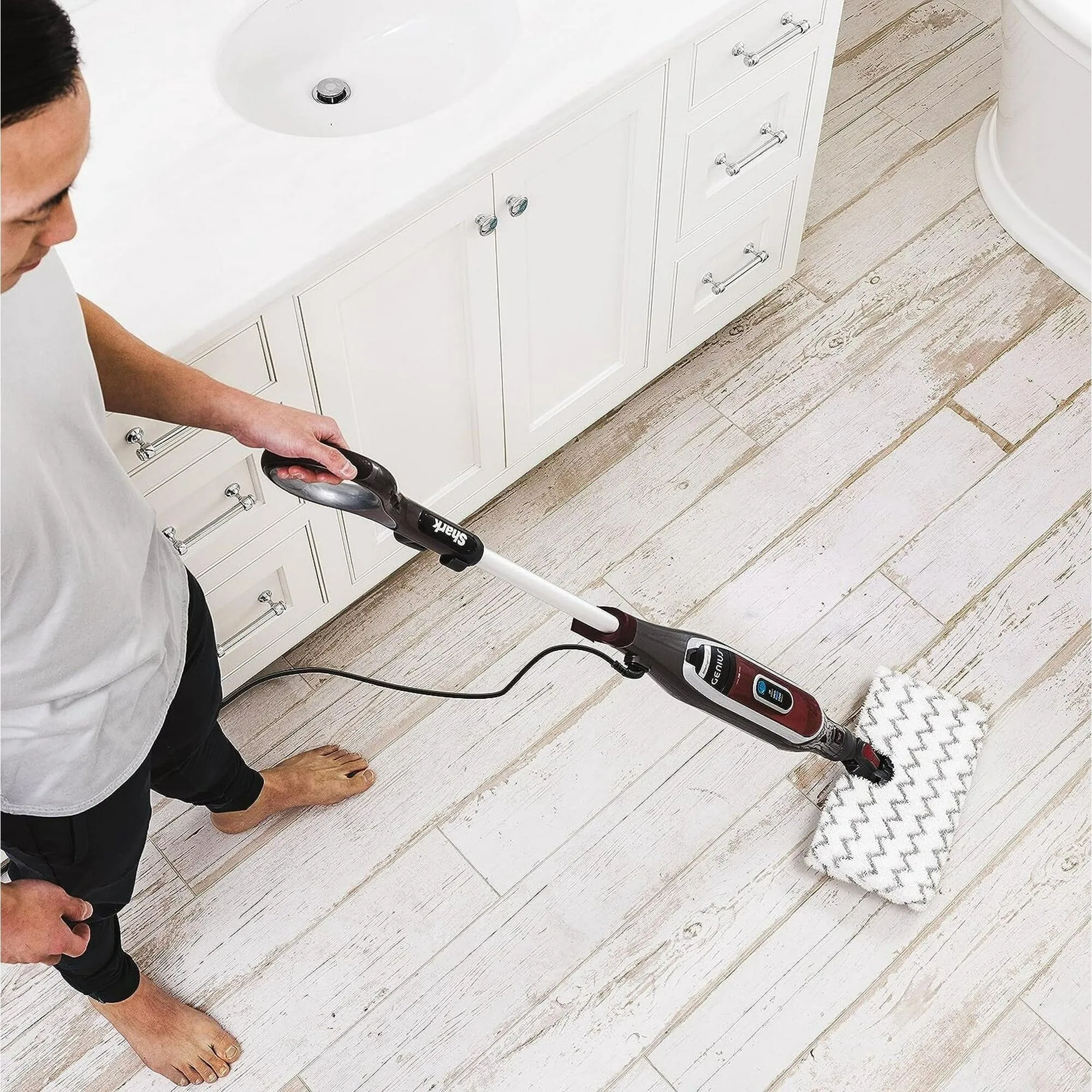 Shark S5003D Genius Corded Electric Floor Steamer Steam Cleaner Pocket Mop
