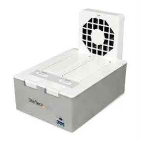 Startech Dock Up To Two 2.5in Or 3.5in Sata Ssds-hdds In A Stylish Black Docking Station