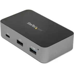 StarTech.com 3-Port USB-C Hub with LAN Port - 10 Gbps - 2x USBA & 1x USB-C - Powered - USB 3.1 Type C - External - 3 USB Port(s) - 1 Network (RJ-45) Port(s) - 3 USB 3.1 Port(s) - UASP Support - Mac, Linux, ChromeOS, Android, PC