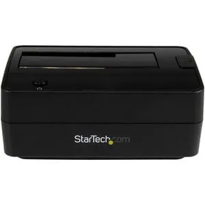 StarTech.com Drive Dock SATA/600 - USB 3.1 Type B, eSATA Host Interface - UASP Support External - Black - Hot Swappable Bays - 1 x Total Bay - 1 x 2.5"/3.5" Bay - Plastic