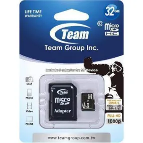 Team Group Memory Card Micro Sdhc 32Gb Class 10