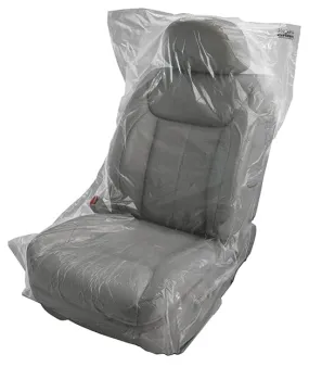 Thin Plastic Motor Vehicle Seat Covers - Slip Resistant, Standard Size Roll