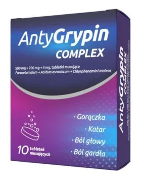 Treatment for flu or cold, Antygrypin Complex