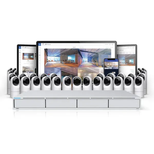 Ubiquiti UniFi Protect Network Video Recorder - 4x 3.5' HD Bays - Unifi Protect Pre Installed - NHU-RPS Compatible