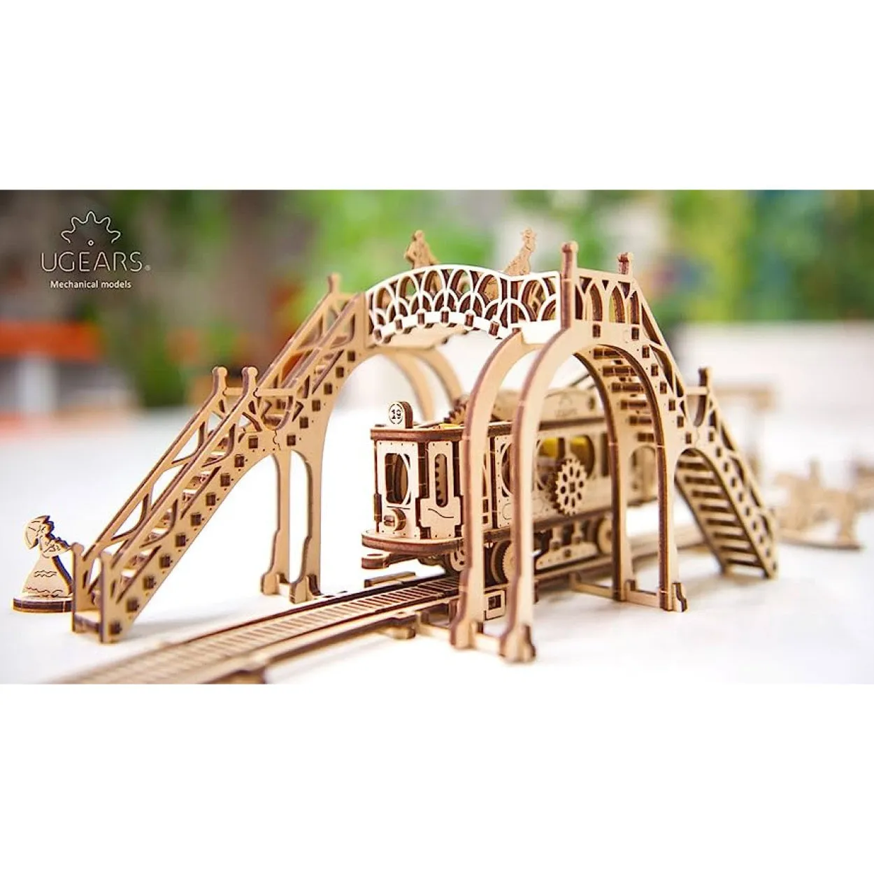 UGears Tram Line Model