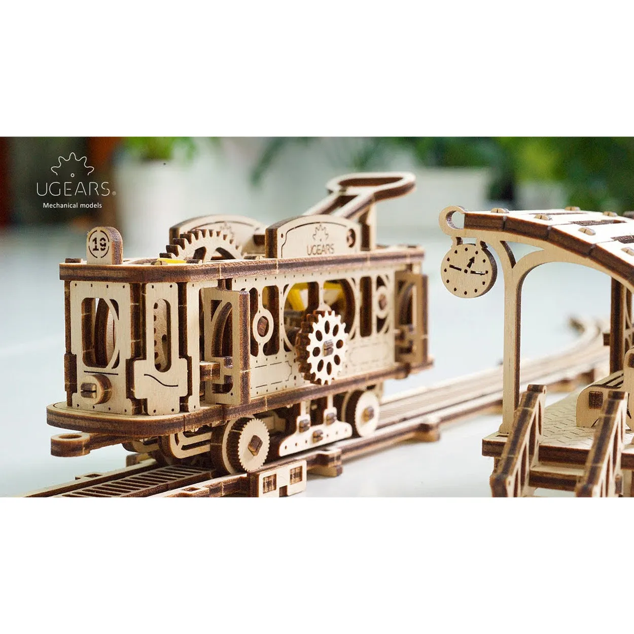 UGears Tram Line Model
