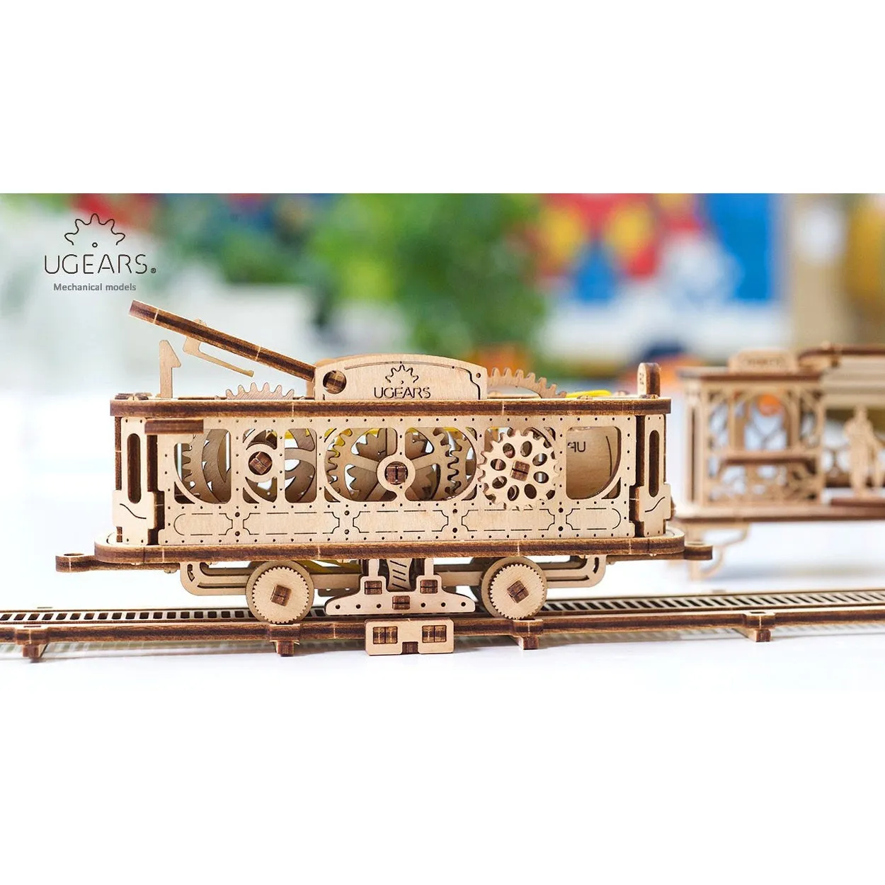 UGears Tram Line Model