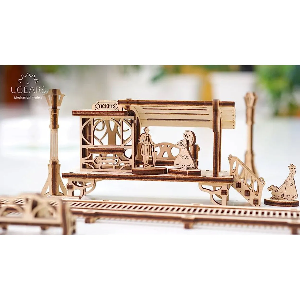 UGears Tram Line Model