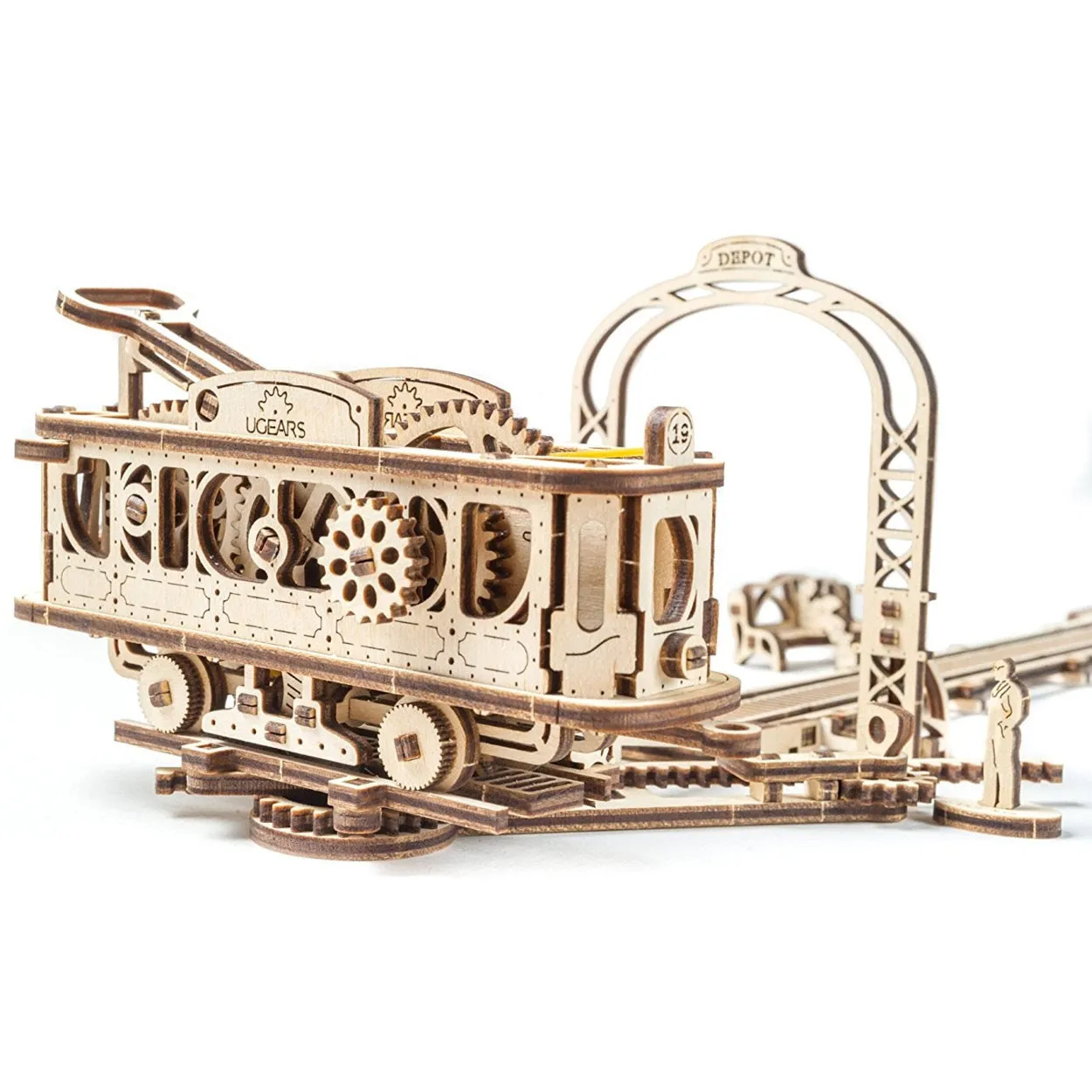 UGears Tram Line Model