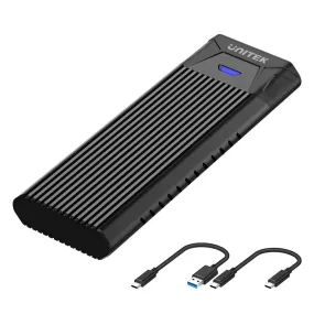 Unitek SolidForce S1203ABK USB 3.1 Gen 2 Type-C to PCIe/NVMe M.2 SSD Enclosure