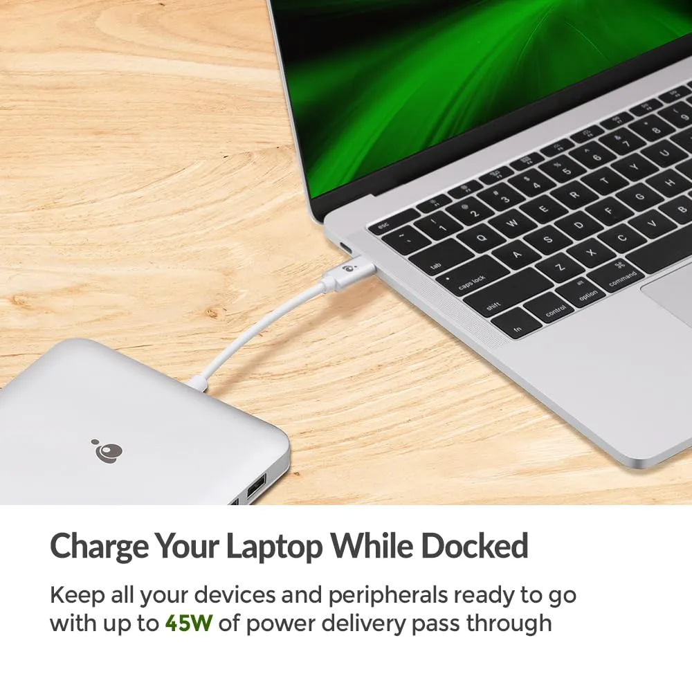 USB-C Docking Station with PD Pass-Thru