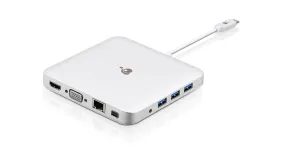 USB-C Docking Station with PD Pass-Thru