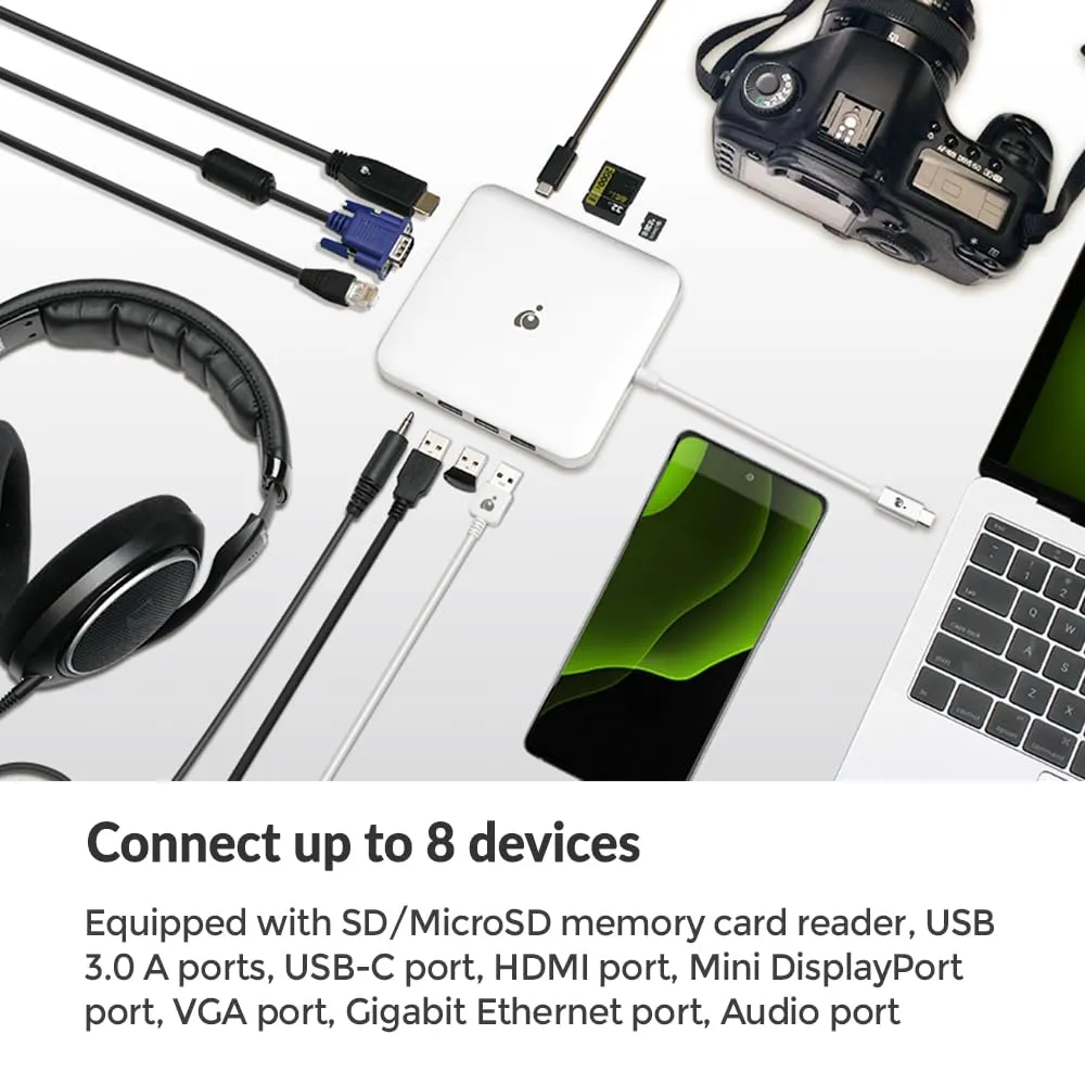 USB-C Docking Station with PD Pass-Thru