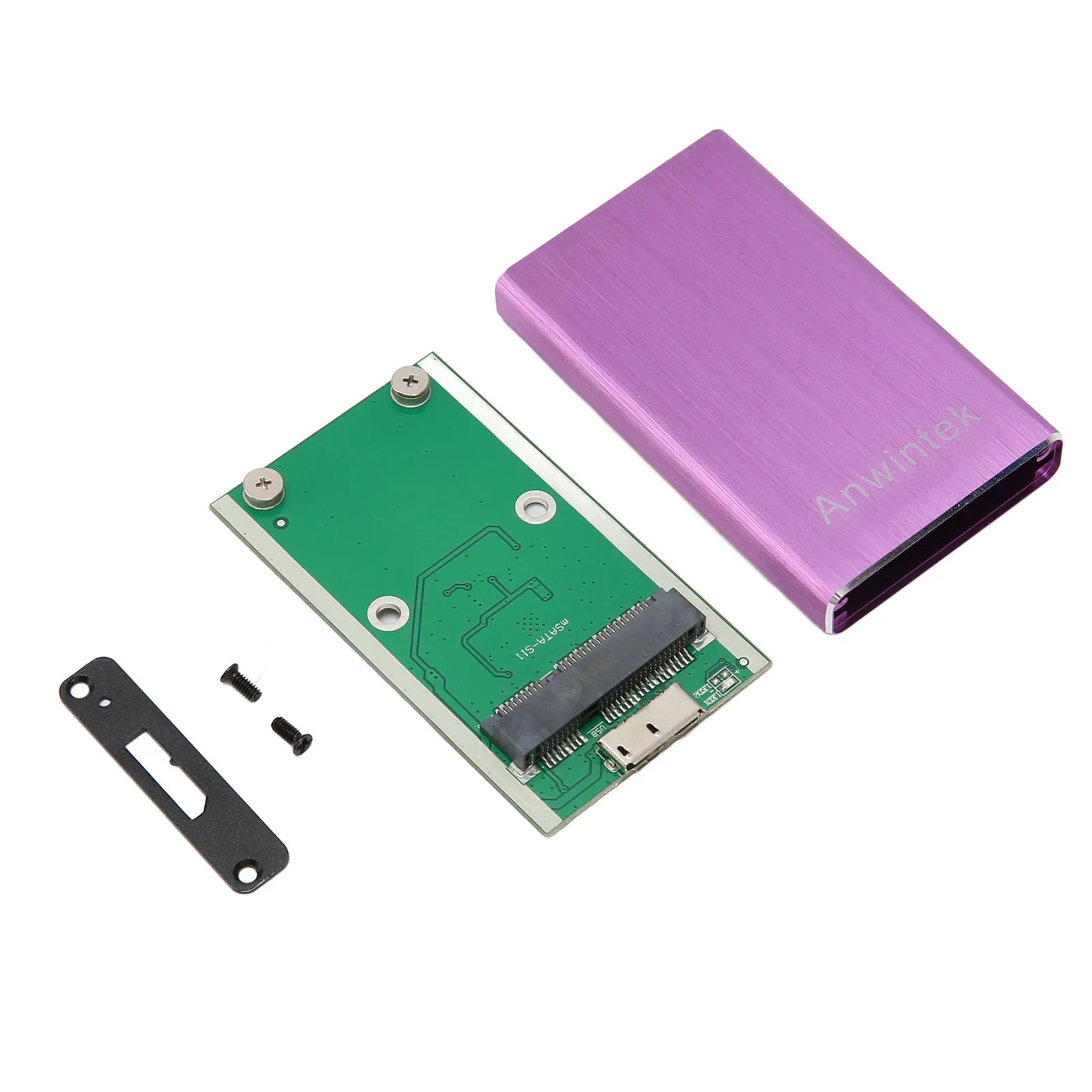 USB3.0 High-Speed Aluminum Alloy Brushed SSD Mobile SSD Box