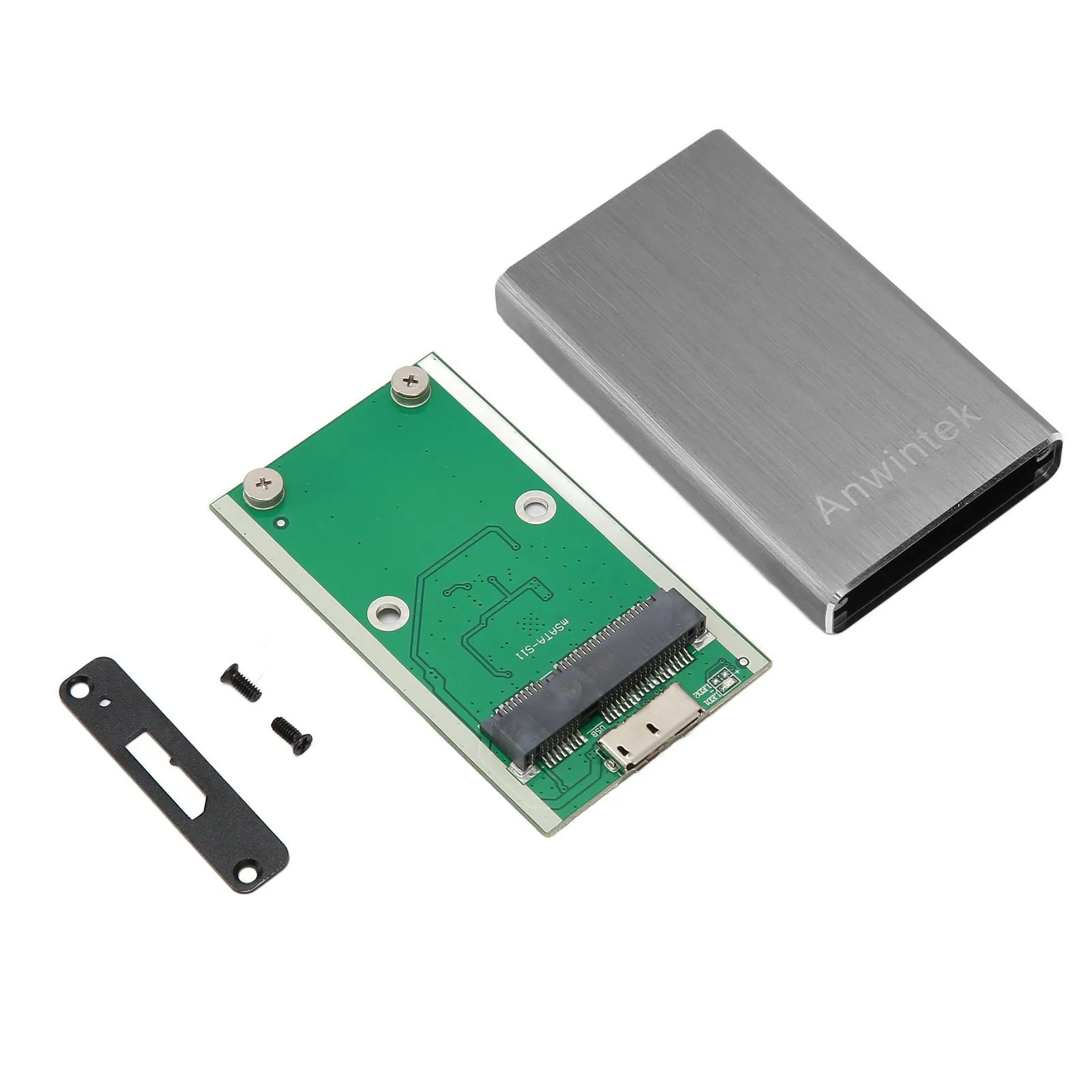 USB3.0 High-Speed Aluminum Alloy Brushed SSD Mobile SSD Box