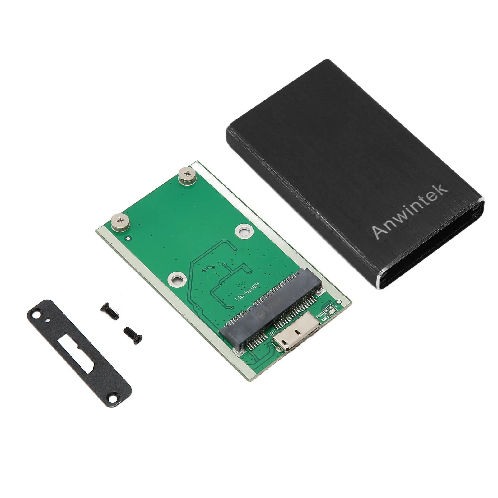 USB3.0 High-Speed Aluminum Alloy Brushed SSD Mobile SSD Box