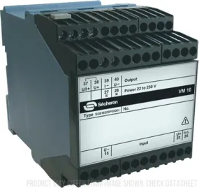 VM10-3kV-420, Voltage Amplifier, Vpn =  /-3000V Bipolar or Unipolar Selectable, 24...230VAC/DC, 5V Output, 15kV Isolation