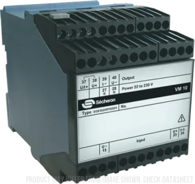 VM12-2kV-420, Voltage Amplifier, Vpn =  /-2000V Bipolar or Unipolar Selectable, 24...230VAC/DC, 5V Output, 15kV Isolation