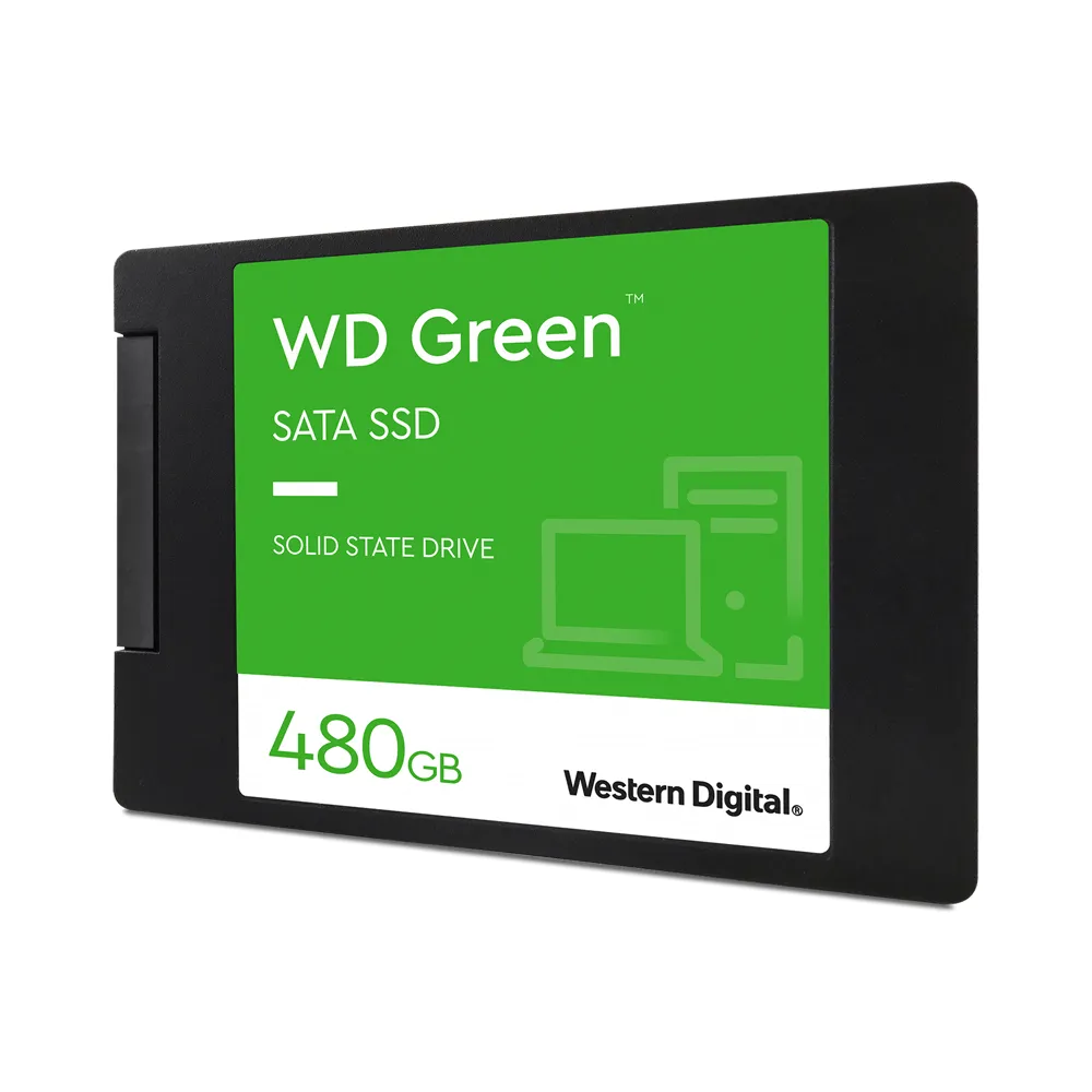 Western Digital WD Green 2.5" 240GB 480GB 1TB SATA III SSD Solid State Drive Storage with 545MB/s Max Sequential Read Performance for PC Computer and Laptop WDS240G3G0A WDS480G3G0A WDS100T3G0A