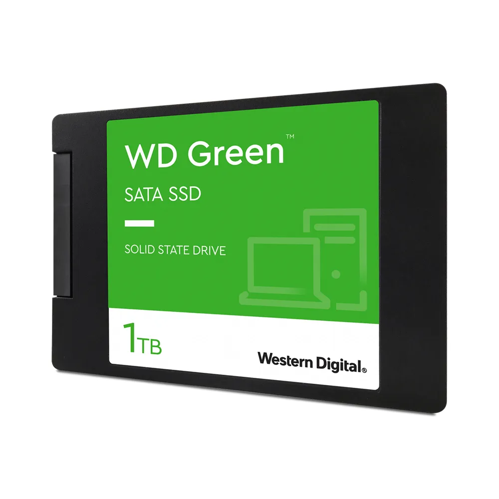 Western Digital WD Green 2.5" 240GB 480GB 1TB SATA III SSD Solid State Drive Storage with 545MB/s Max Sequential Read Performance for PC Computer and Laptop WDS240G3G0A WDS480G3G0A WDS100T3G0A
