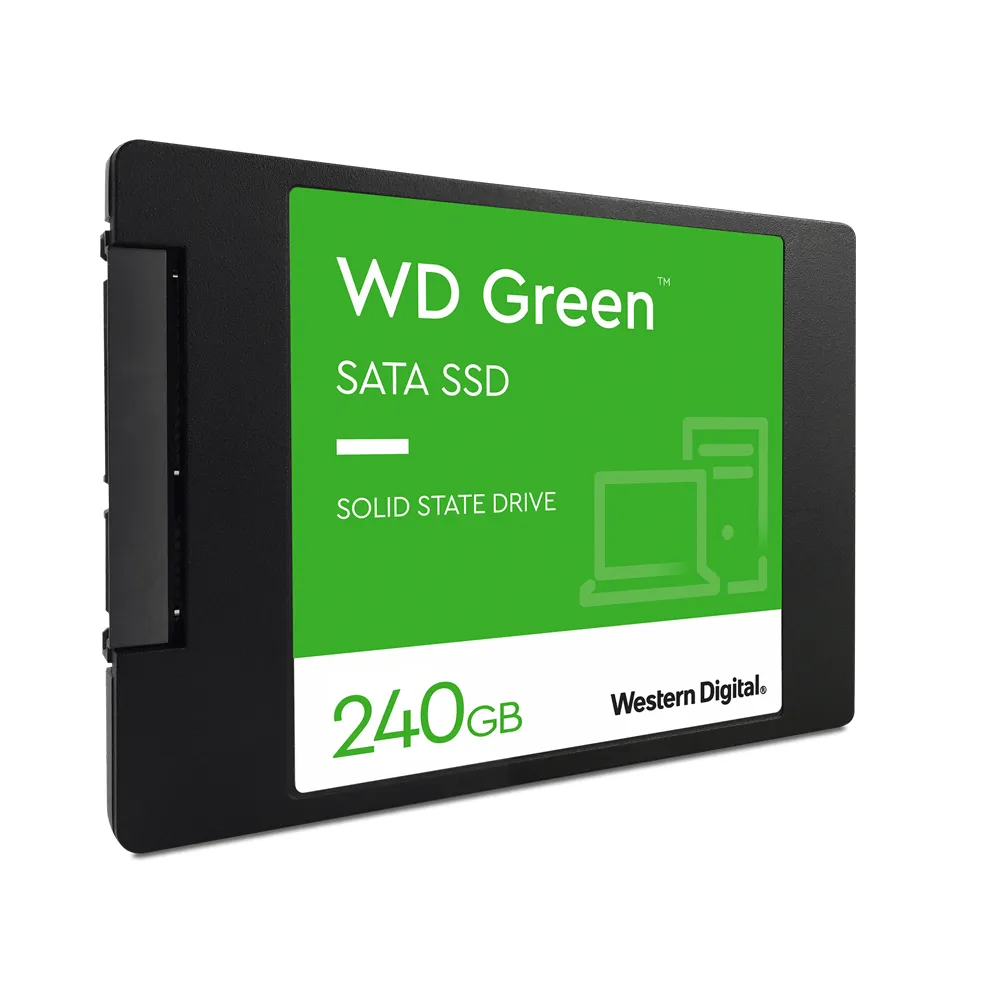 Western Digital WD Green 2.5" 240GB 480GB 1TB SATA III SSD Solid State Drive Storage with 545MB/s Max Sequential Read Performance for PC Computer and Laptop WDS240G3G0A WDS480G3G0A WDS100T3G0A