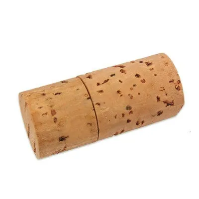 Wine Cork Recycled Wood USB Flash Drive